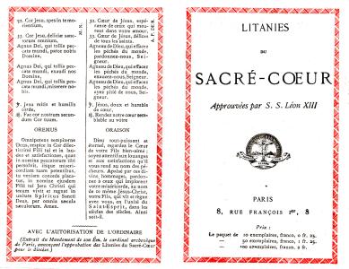 Litanies du Sacré-Coeur