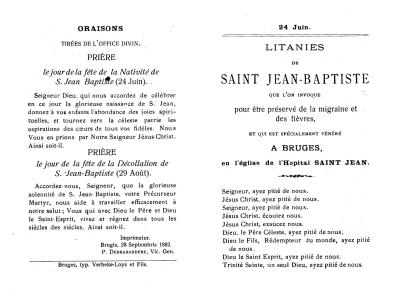 Litanies de Saint Jean-Baptiste